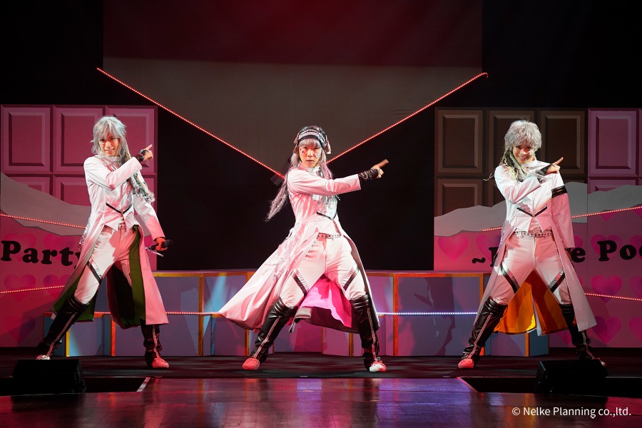 チョコより甘い、アイドルステージ『P.P.P 222』　舞台写真＆公演レポートが到着 イメージ画像